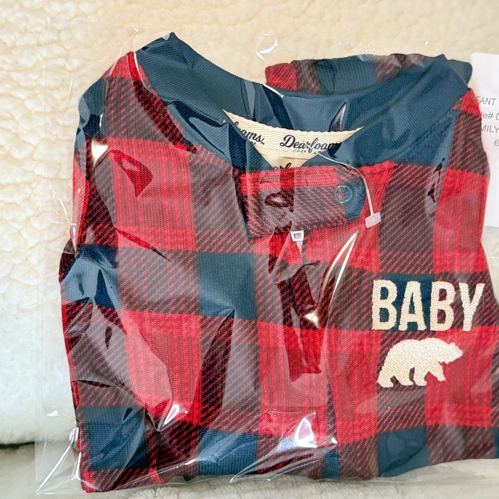 Dearfoams Red and Blue Kids Pajamas